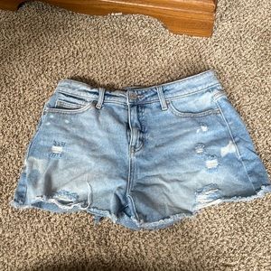 High rise shorts